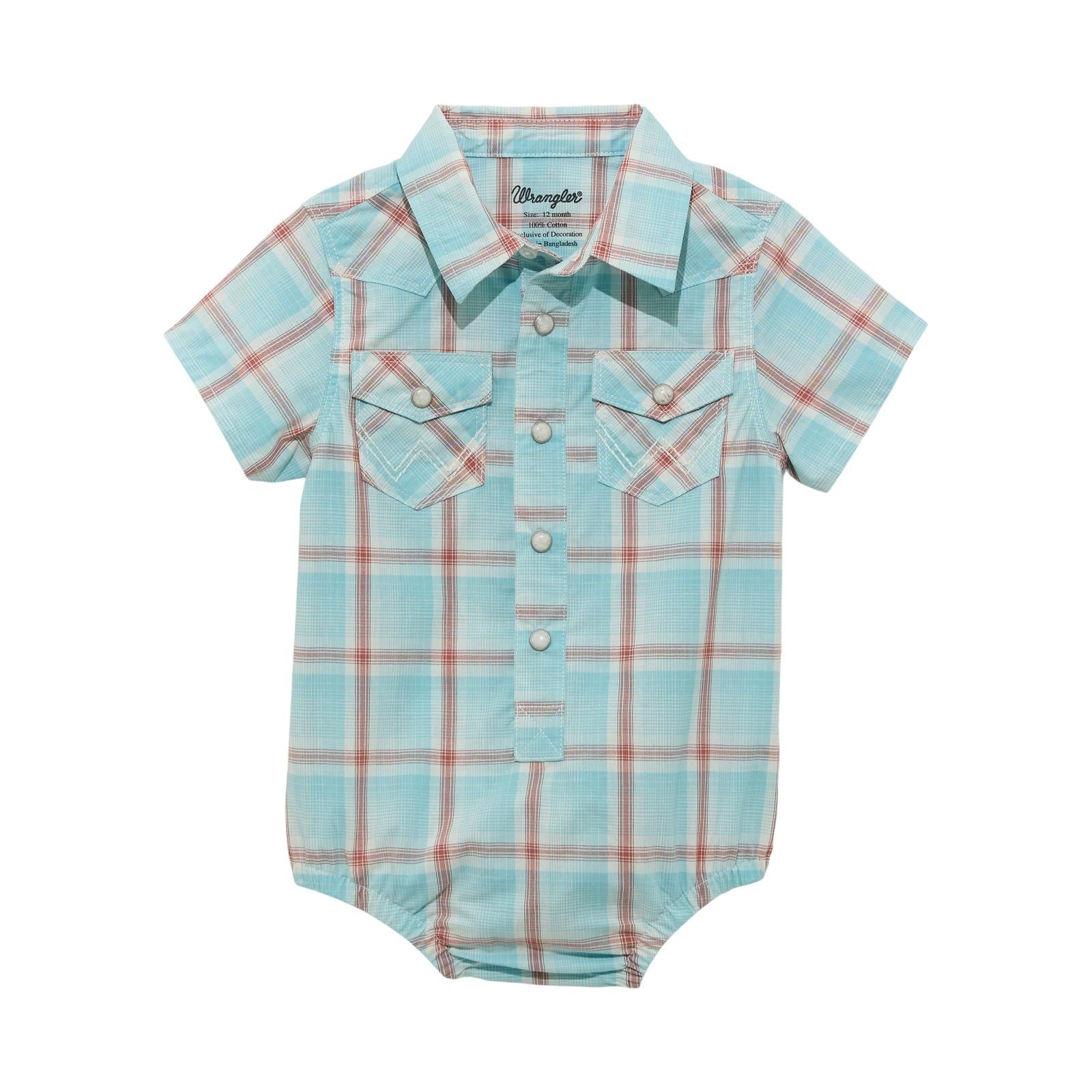 Plaid Bodysuit | Wrangler Infant