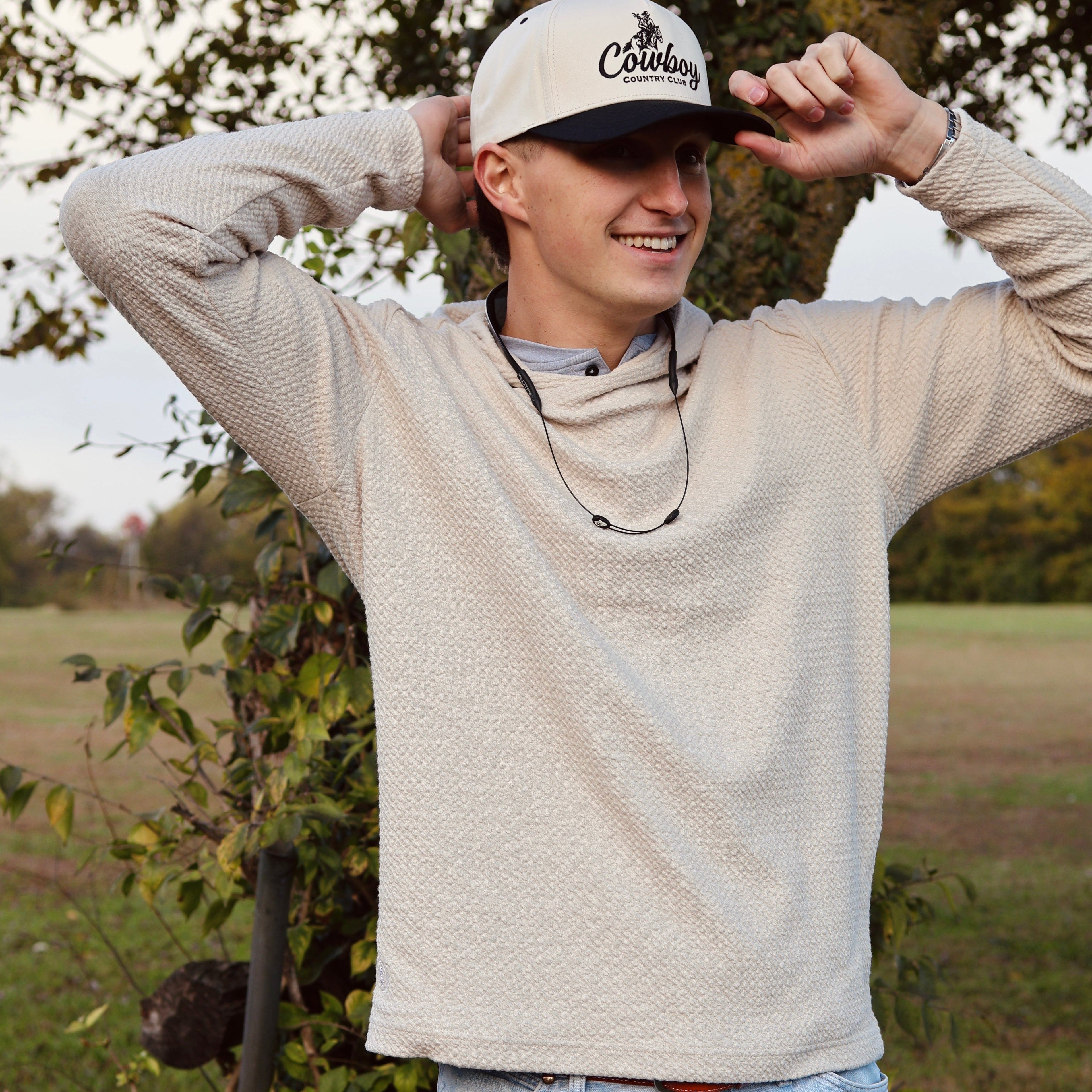Textured Hoodie
