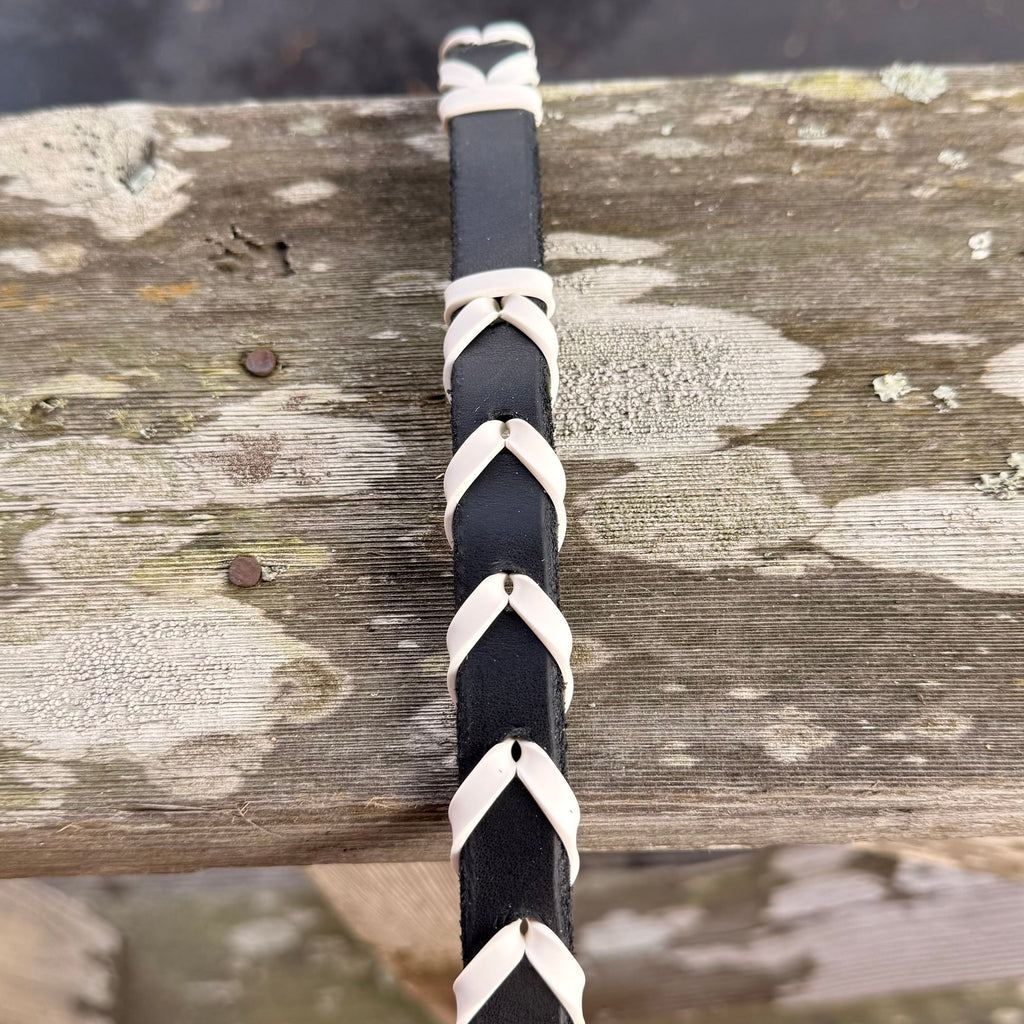 Leather Laced Barrel Reins