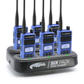 6 PACK - Choose Your Business Band Two Way Handheld Radio - RDH-X - Safety Yellow