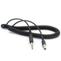 Firetruck Intercom Headset Coil Cord for 1/4  Style Jacks & FHS Headset