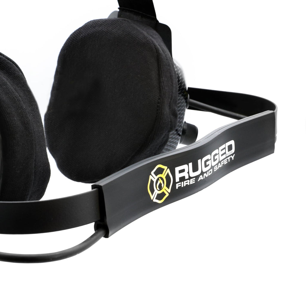 FHS Behind-The-Head Fire Safety Industrial Headset - No Buttons / For Rugged / Firecom
