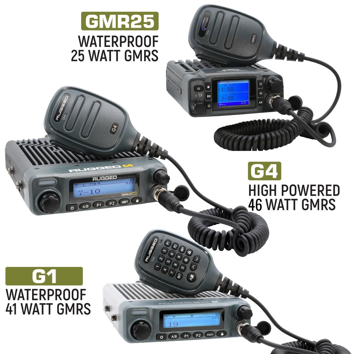 Mercedes Sprinter Van Two-Way GMRS Mobile Radio Kit - Rambler G4