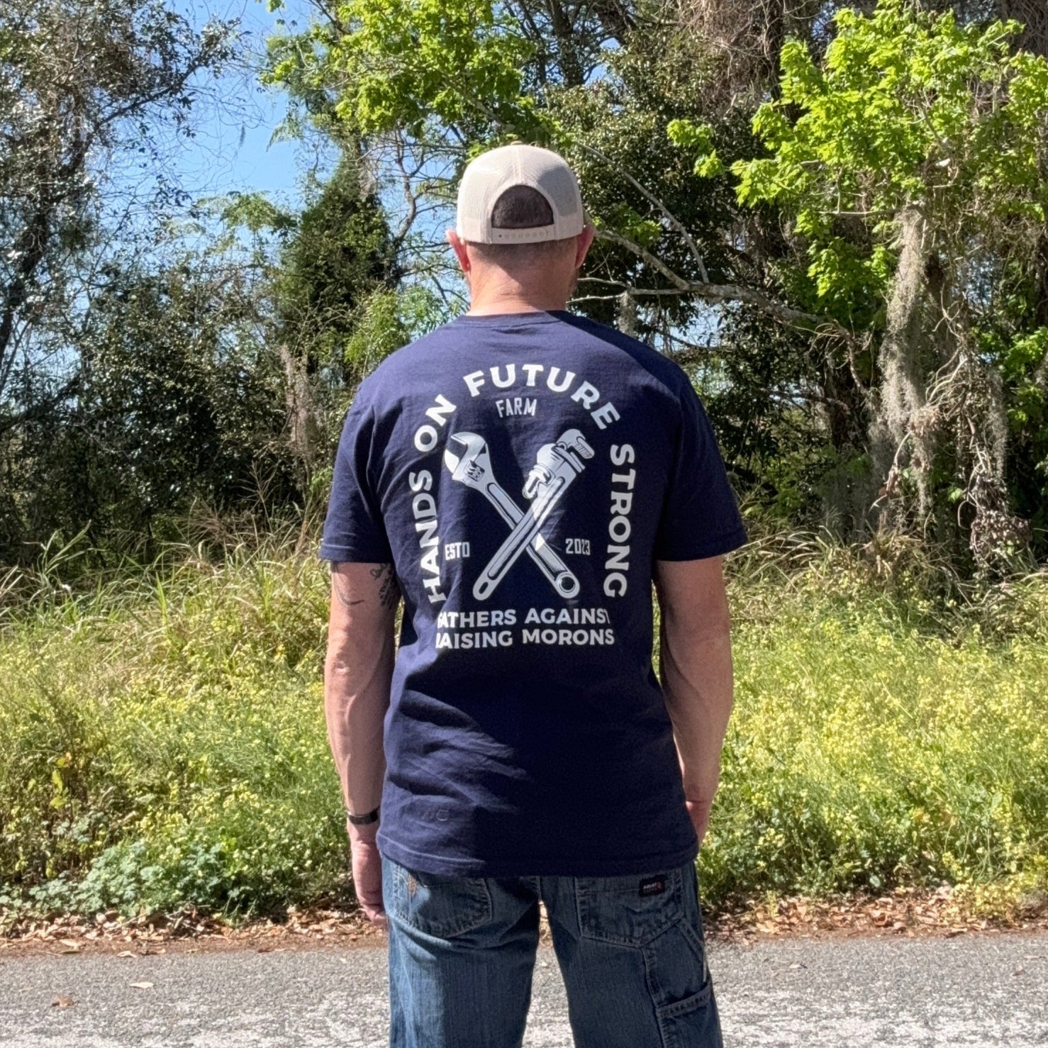 Hands On Tee Navy