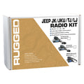 GMRS Mobile Radio Kit for Jeep Wrangler TJ LJ and JK - JK 2-Door (07-10) and JKU 4-Door (07-19) / Rambler G4