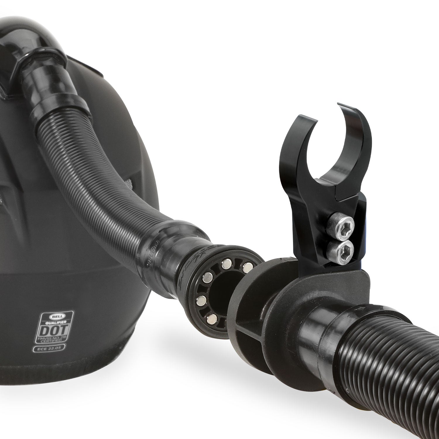 MAC-XC Magnetic Quick-Release for Helmet Air Pumper - with 1.75  Bar Mount