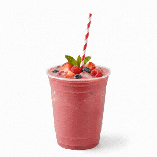 Bev Tek Red Paper Straw - Stripe, Biodegradable, 6mm - 7 3/4" - 100 count box