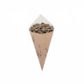 Cone Tek Bamboo Print Paper Food Cone - 11 1/2" x 5 1/2" - 100 count box