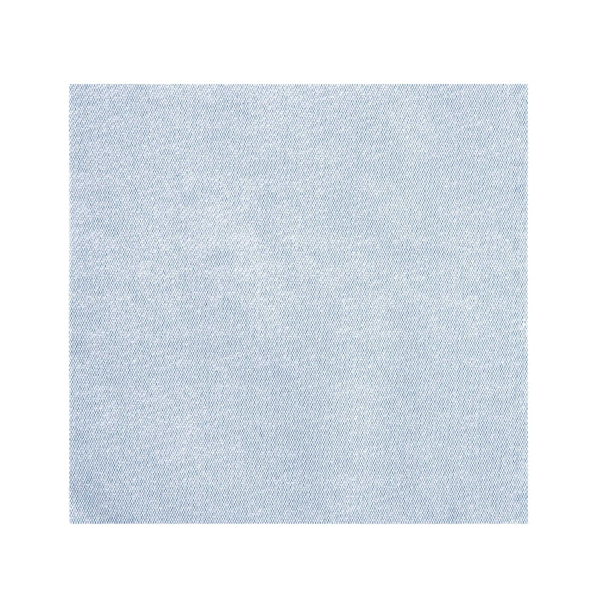 Luxenap Square Blue Denim Paper Napkin - Air Laid - 15 3/4" x 15 3/4" - 25 count box