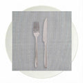 Luxenap Square Black Denim Paper Napkin - Air Laid - 15 3/4" x 15 3/4" - 25 count box