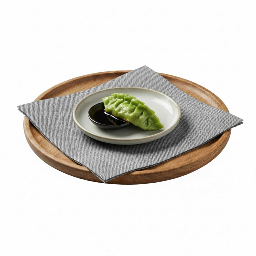 Luxenap Square Black Denim Paper Napkin - Air Laid - 15 3/4" x 15 3/4" - 25 count box