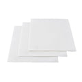 Luxenap Square White Paper Napkin - Micropoint, 3-Ply - 15 3/4" x 15 3/4" - 50 count box