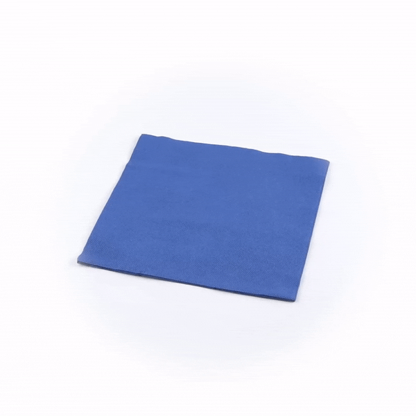 Luxenap Square Navy Blue Paper Napkin - Micropoint, 2-Ply - 15 1/2" x 15 1/4" - 50 count box