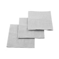 Luxenap Square Gray Paper Cocktail Napkin - Micropoint, 2-Ply - 7 3/4" x 7 3/4" - 100 count box