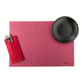 Chef 101 Rectangle Burgundy Paper Placemat - Heavy Weight, Single-Use - 20" x 14" - 1000 count box