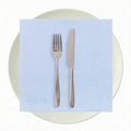 Luxenap Square Celeste Denim Paper Napkin - Air Laid - 15 3/4" x 15 3/4" - 600 count box