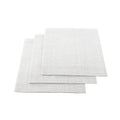 Luxenap Square White Paper Napkin - Micropoint, 2-Ply, with Gray Threads - 15 1/2" x 15 1/4" - 1800 count box