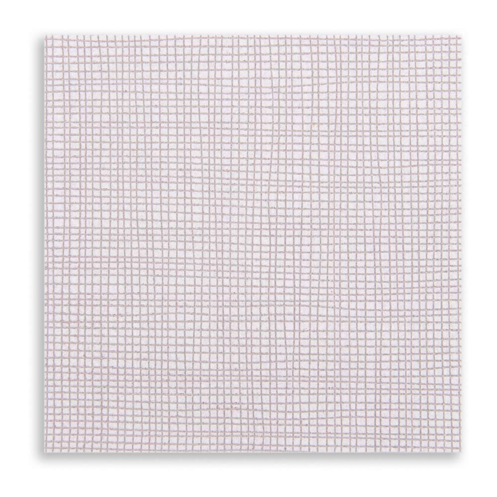 Luxenap Square White Paper Cocktail Napkin - Micropoint, 2-Ply, with Gray Threads - 7 3/4" x 7 3/4" - 4800 count box