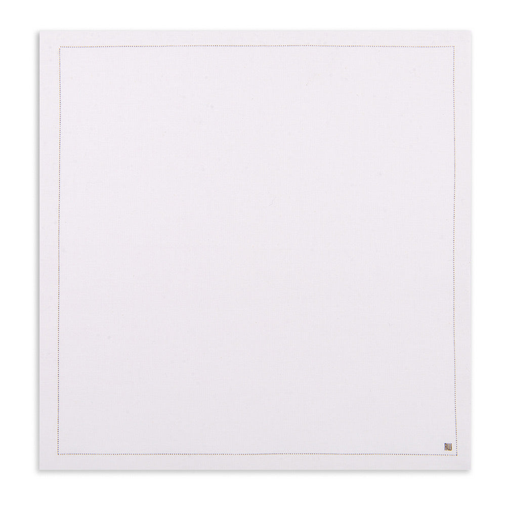 Luxenap Square Ecru Cotton Meal Napkin - Organic , Disposable - 8 3/4" x 8 3/4" - 500 count box