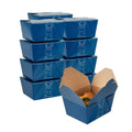 Bio Tek 30 oz Rectangle Frenchie Paper #1 Bio Box Take Out Container - 5" x 4" x 2 1/2" - 200 count box