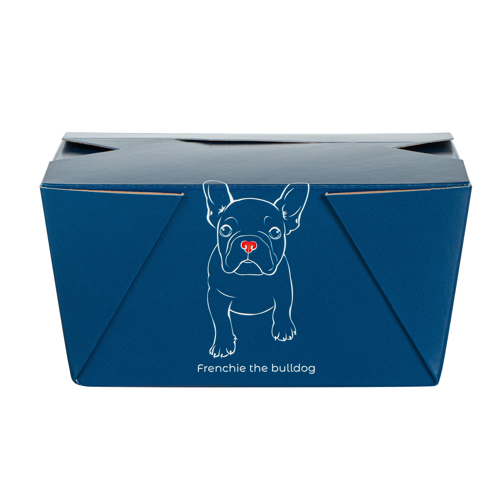 Bio Tek 30 oz Rectangle Frenchie Paper #1 Bio Box Take Out Container - 5" x 4" x 2 1/2" - 200 count box