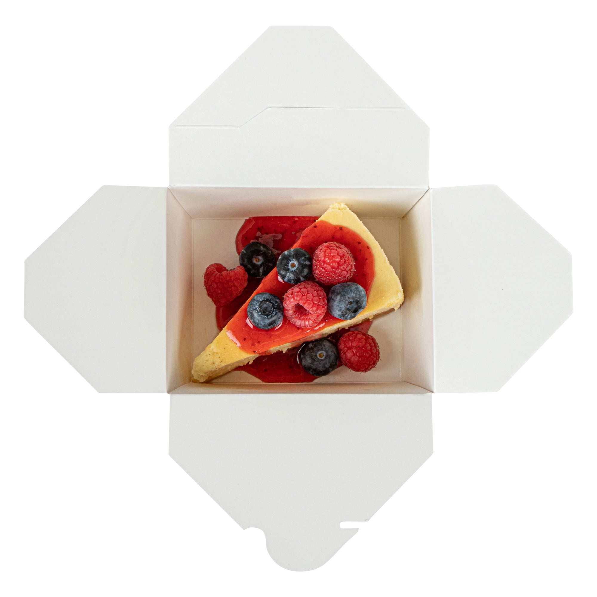 Bio Tek 30 oz Rectangle Pink and White Stripe Paper #1 Bio Box Take Out Container - 5" x 4" x 2 1/2" - 200 count box