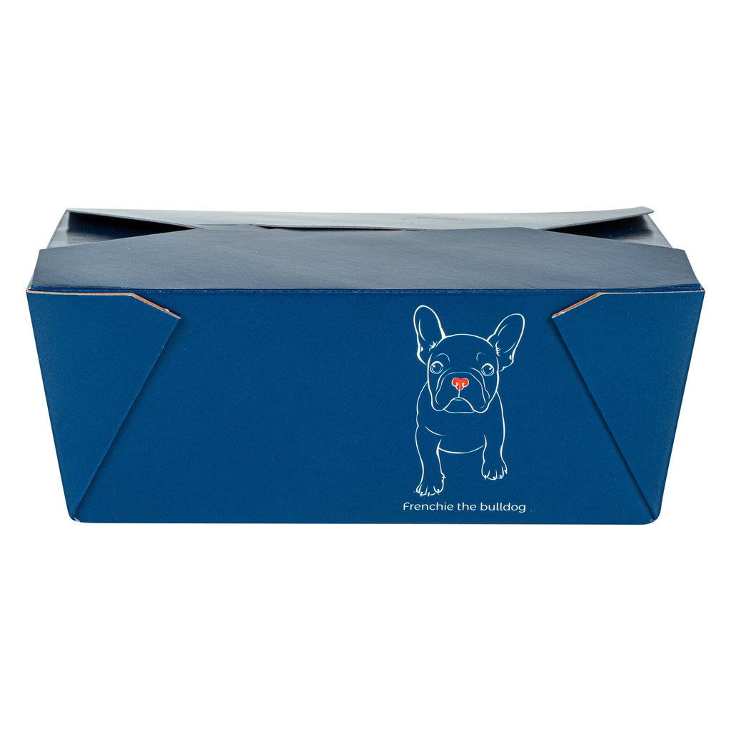 Bio Tek 45 oz Rectangle Frenchie Paper #8 Bio Box Take Out Container - 6 3/4" x 5 1/2" x 2 1/2" - 200 count box