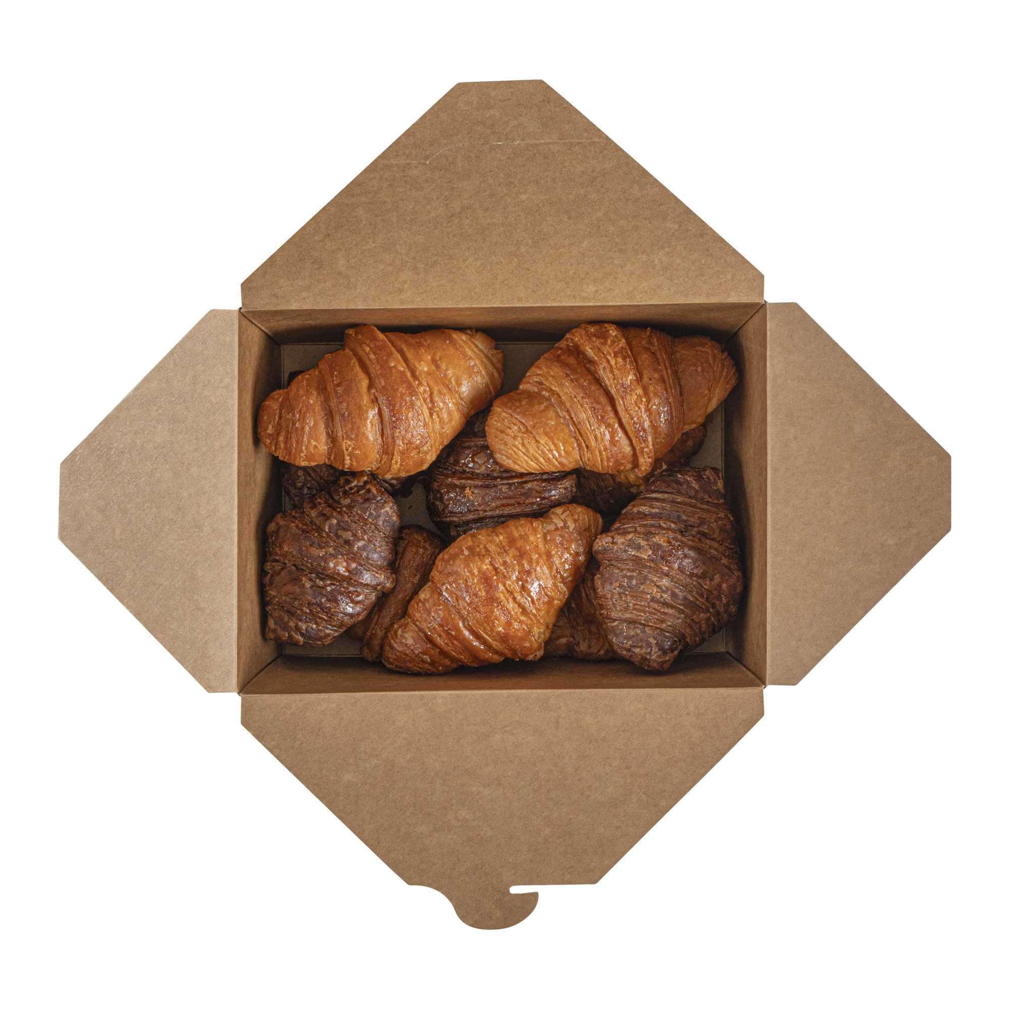 Bio Tek 98 oz Rectangle Newsprint Paper #4 Bio Box Take Out Container - 8 1/2" x 6 1/4" x 3 1/2" - 200 count box
