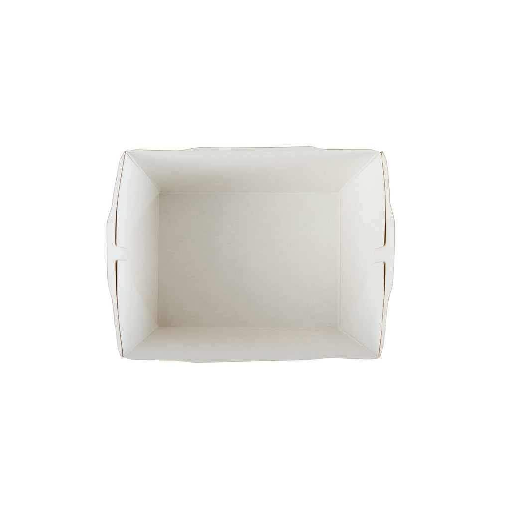 Cafe Vision 17 oz Rectangle Kraft Paper Small Click Lock Container - 4 1/4" x 3 1/4" x 2 3/4" - 50 count box