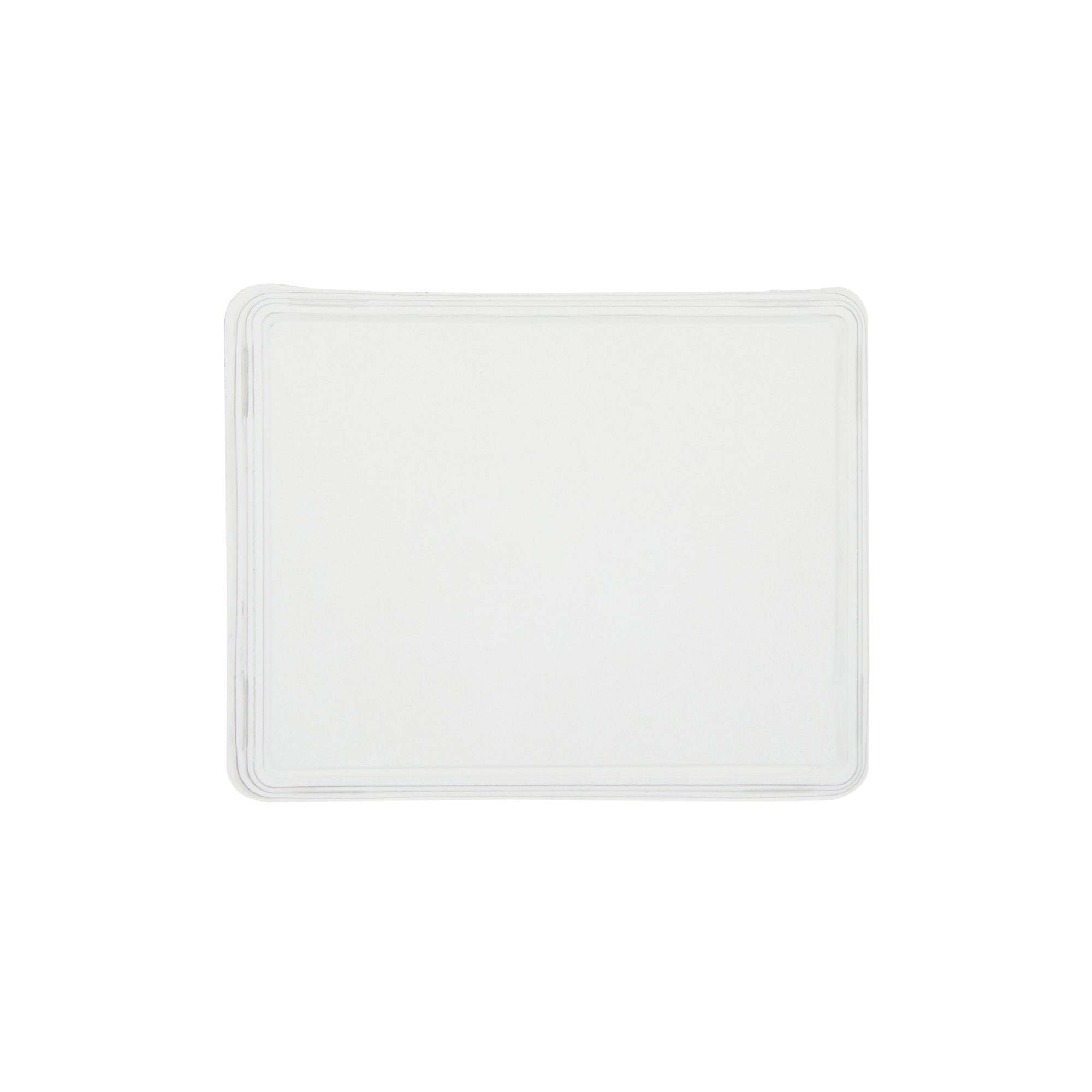 Cafe Vision Rectangle Clear Plastic Lid - Fits Small Click Lock Container - 50 count box