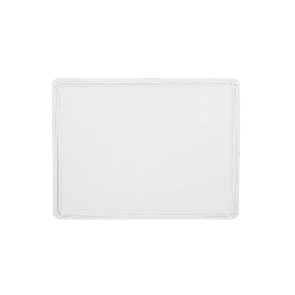 Cafe Vision Rectangle Clear Plastic Lid - Fits Medium Click Lock Container - 50 count box