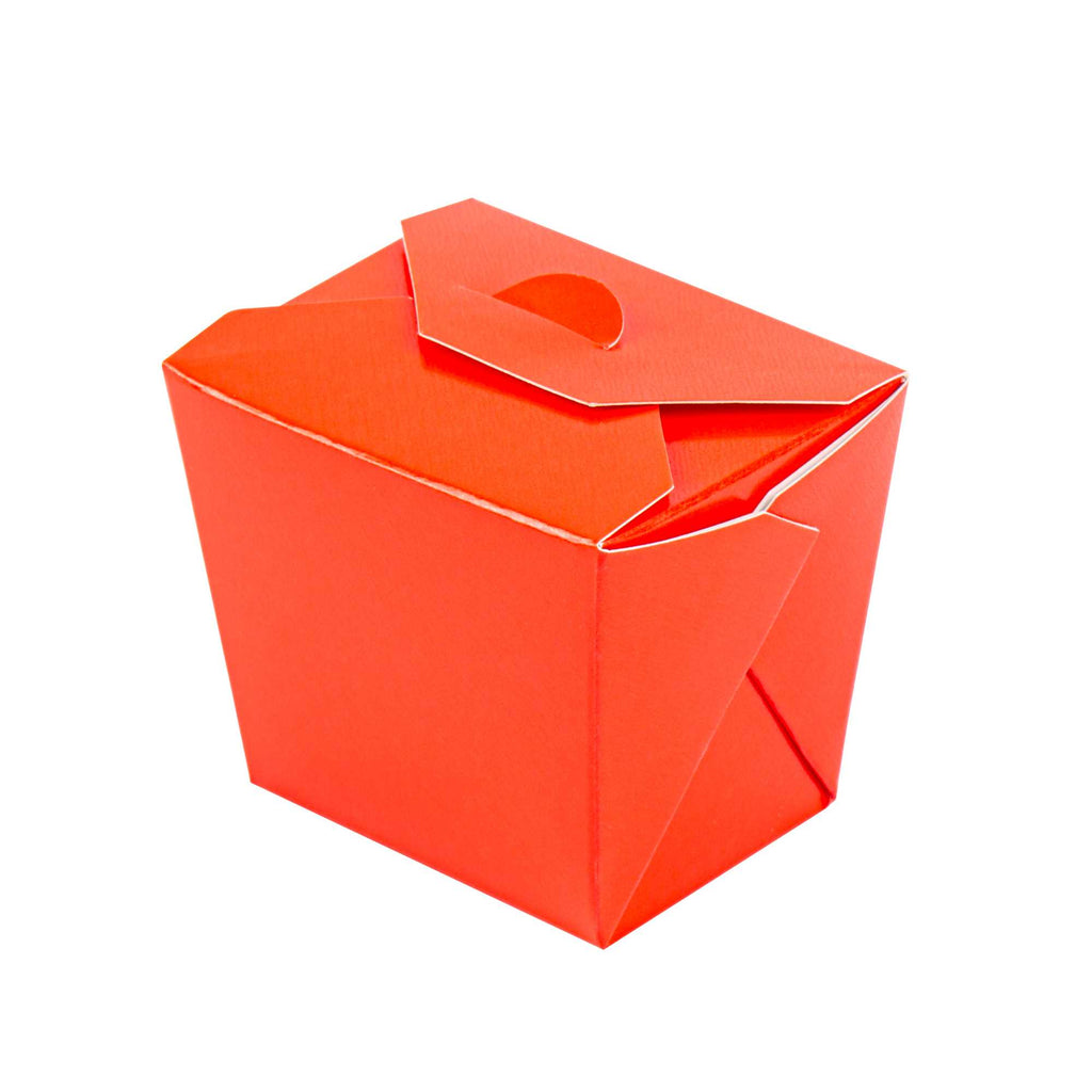 Bio Tek 8 oz Red Paper - 2 3/4'' x 2 1/4'' x 2 1/2'' - 50 count box