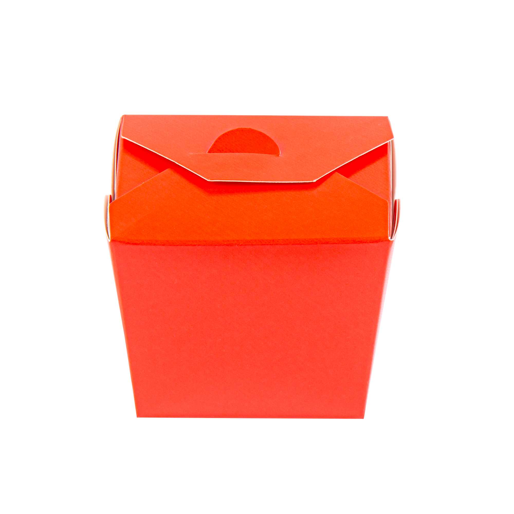 Bio Tek 8 oz Red Paper - 2 3/4'' x 2 1/4'' x 2 1/2'' - 50 count box