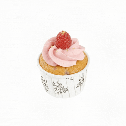 Panificio 2 oz Round Vintage Floral Paper Medium Baking Cup - Pleated - 2 1/4" x 2 1/4" x 1 1/2" - 200 count box