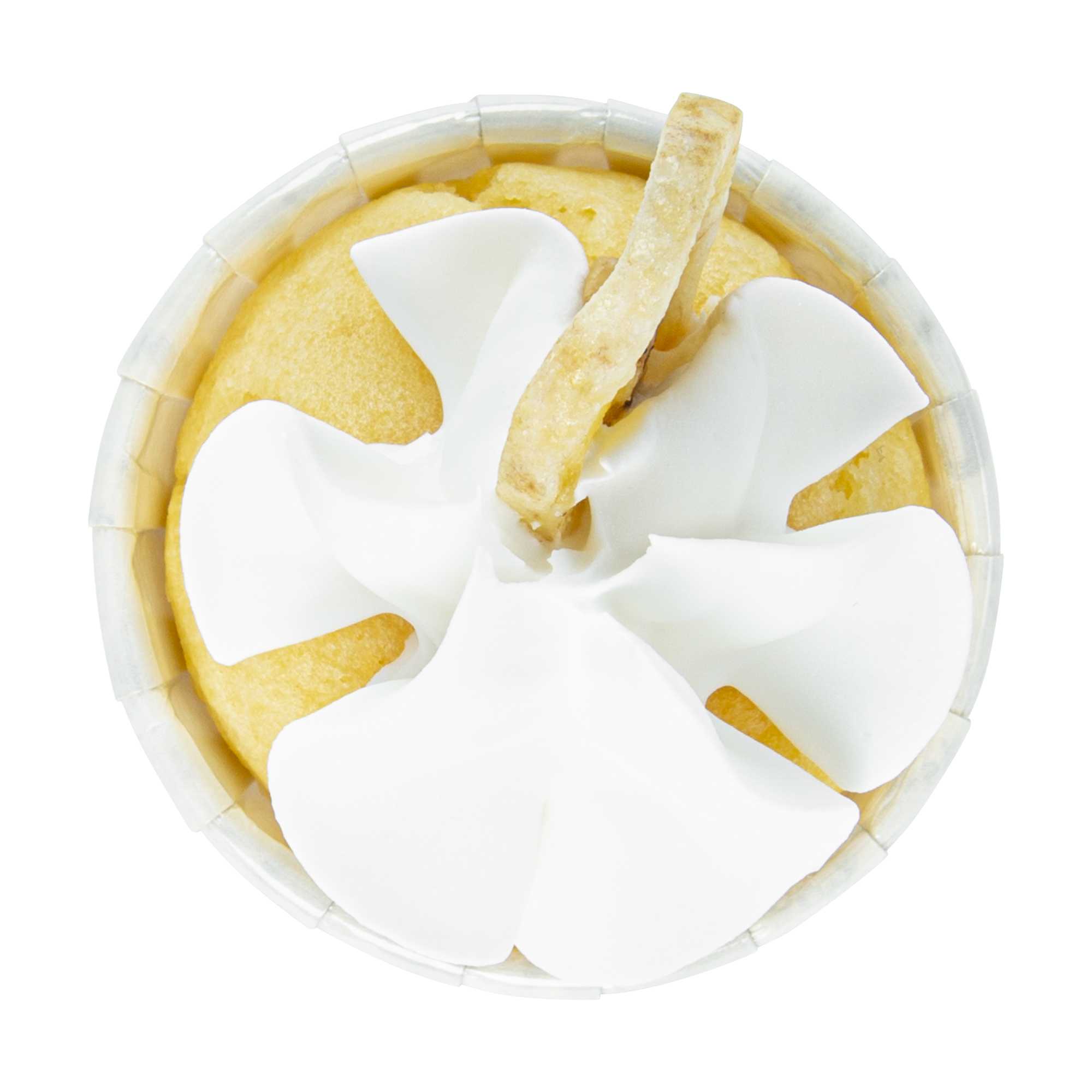 Panificio 1 oz Round Newsprint Paper Small Baking Cup - Pleated - 2" x 2" x 1 1/4" - 200 count box