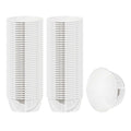 Panificio 5 oz Round Newsprint Paper Large Baking Cup - Pleated - 3 3/4" x 3 3/4" x 1 1/2" - 200 count box