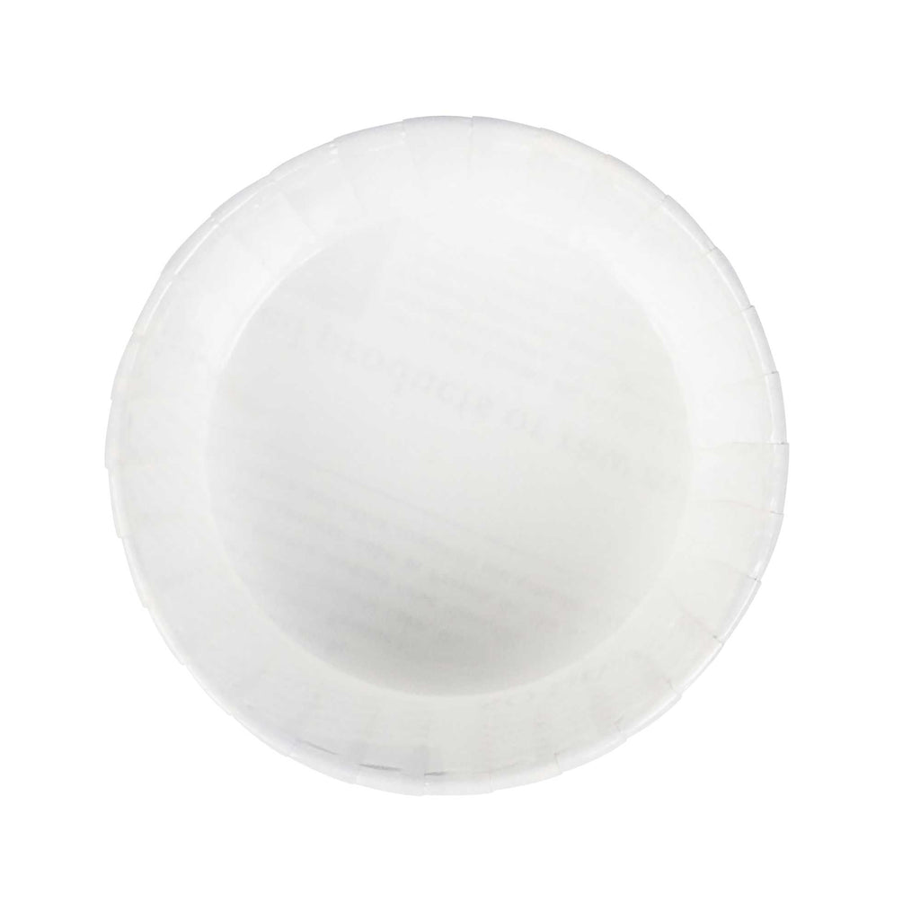 Panificio 5 oz Round Newsprint Paper Large Baking Cup - Pleated - 3 3/4" x 3 3/4" x 1 1/2" - 200 count box