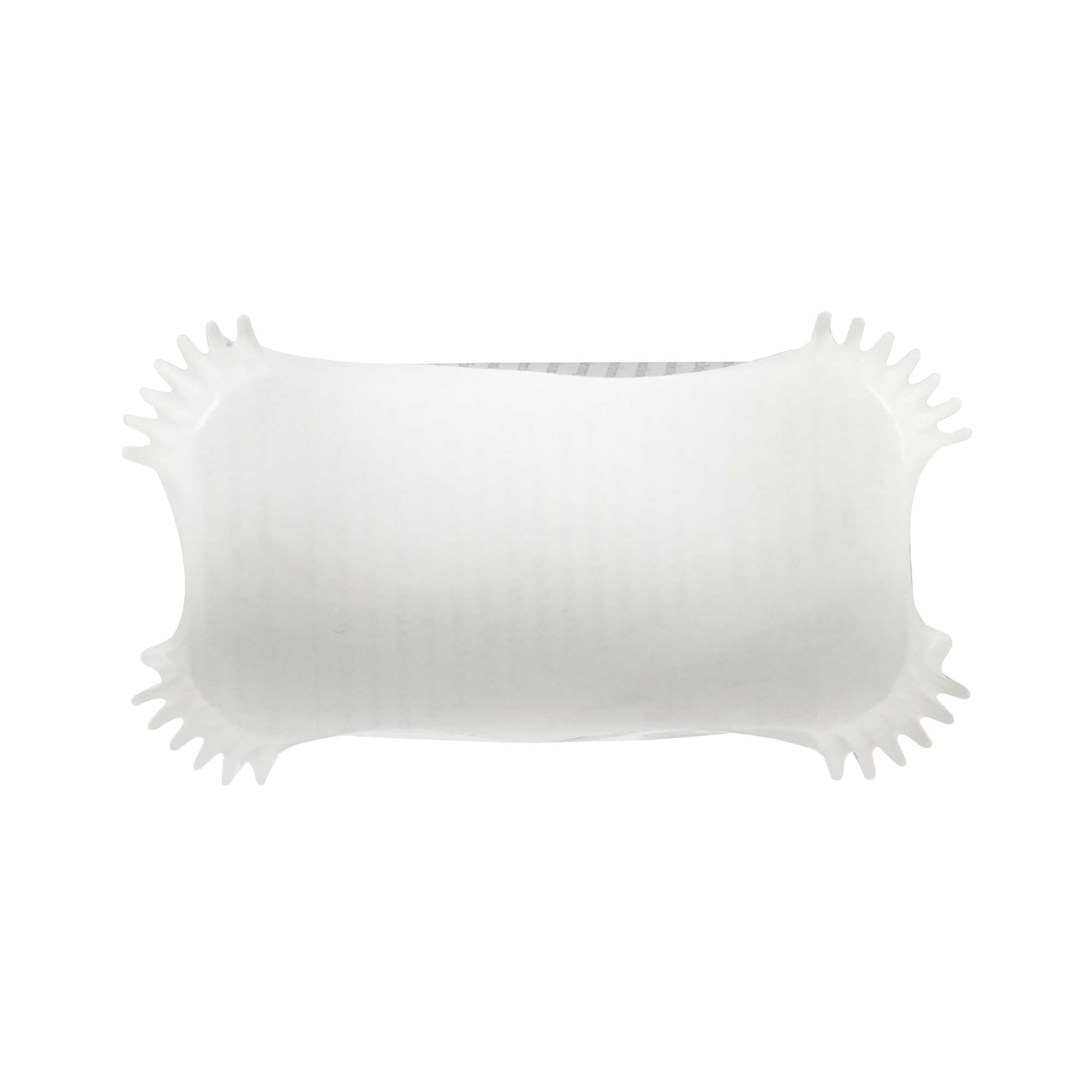 Panificio 5 oz Elliptical Newsprint Paper Large Baking Cup - Ridged - 4 1/2" x 2 1/2" x 1 1/4" - 200 count box