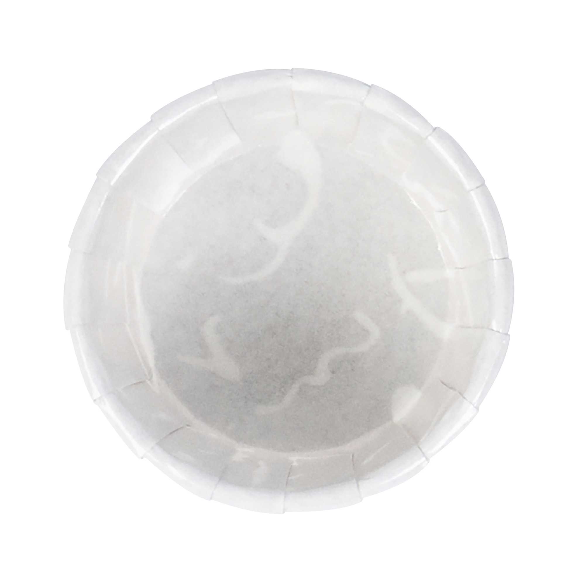 Panificio 1 oz Round Chocolate Wisp Paper Small Baking Cup - Pleated - 2" x 2" x 1 1/4" - 200 count box