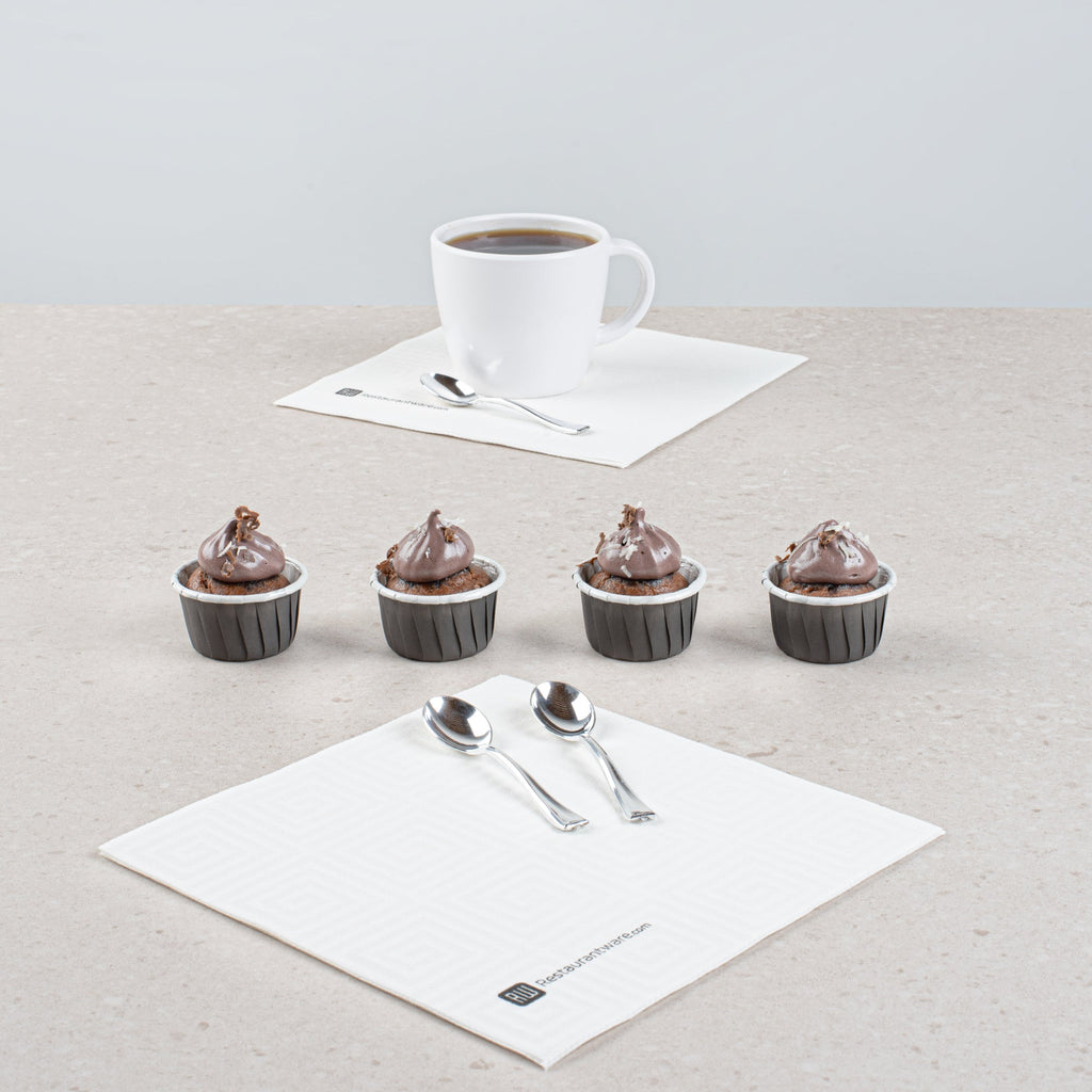 Panificio 1 oz Round Gray Paper Small Baking Cup - Pleated - 2" x 2" x 1 1/4" - 200 count box