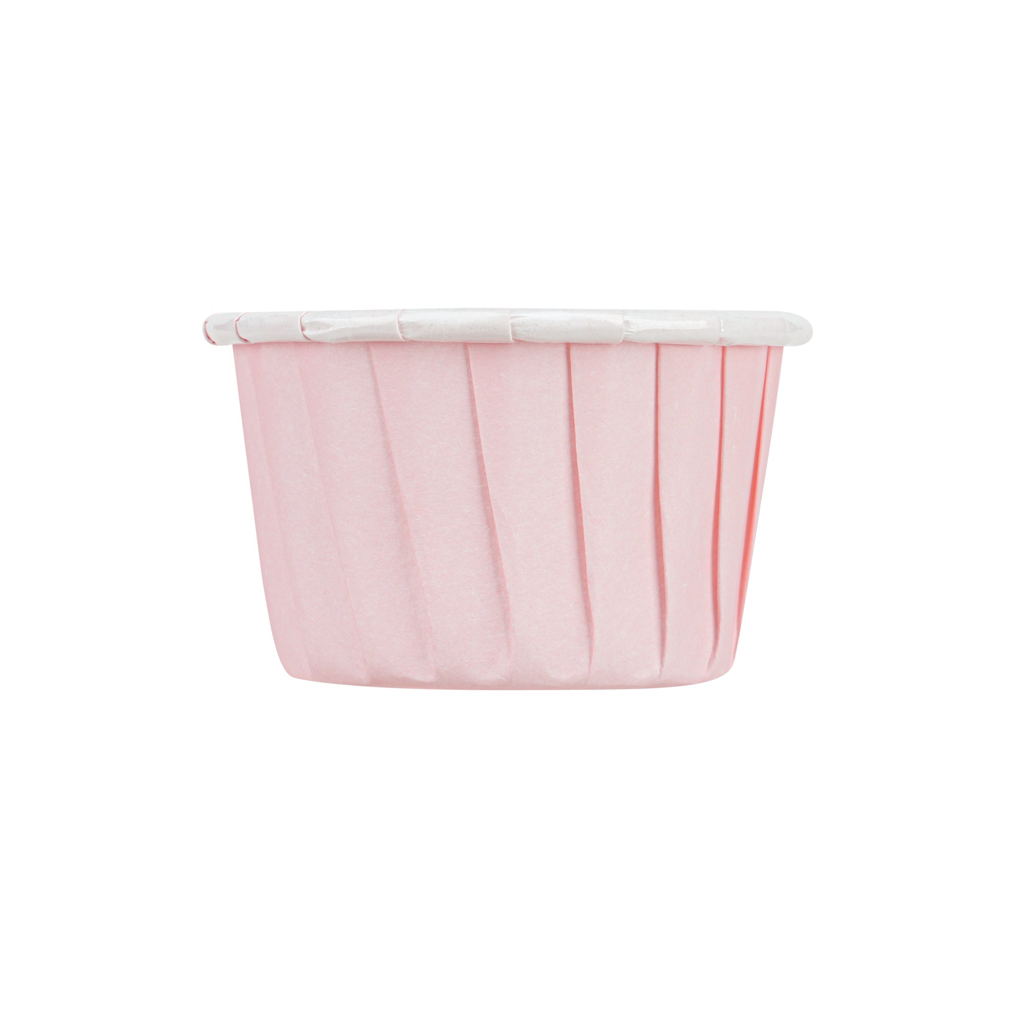 Panificio 2 oz Round Pink Paper Medium Baking Cup - Pleated - 2 1/4" x 2 1/4" x 1 1/2" - 200 count box