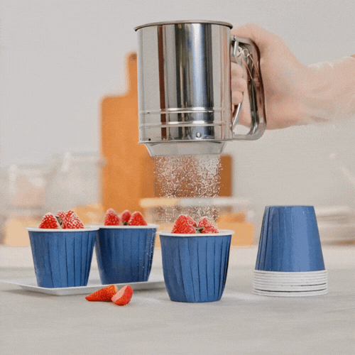 Panificio 4 oz Round Midnight Blue Paper Tall Baking Cup - Pleated - 3" x 3" x 2 3/4" - 200 count box