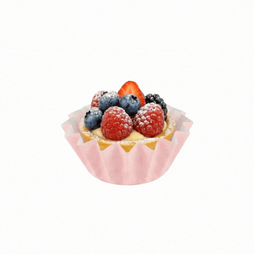 Panificio 0.4 oz Pink Floral Paper Mini Baking Cup - Flared - 2" x 2" x 1/2" - 200 count box
