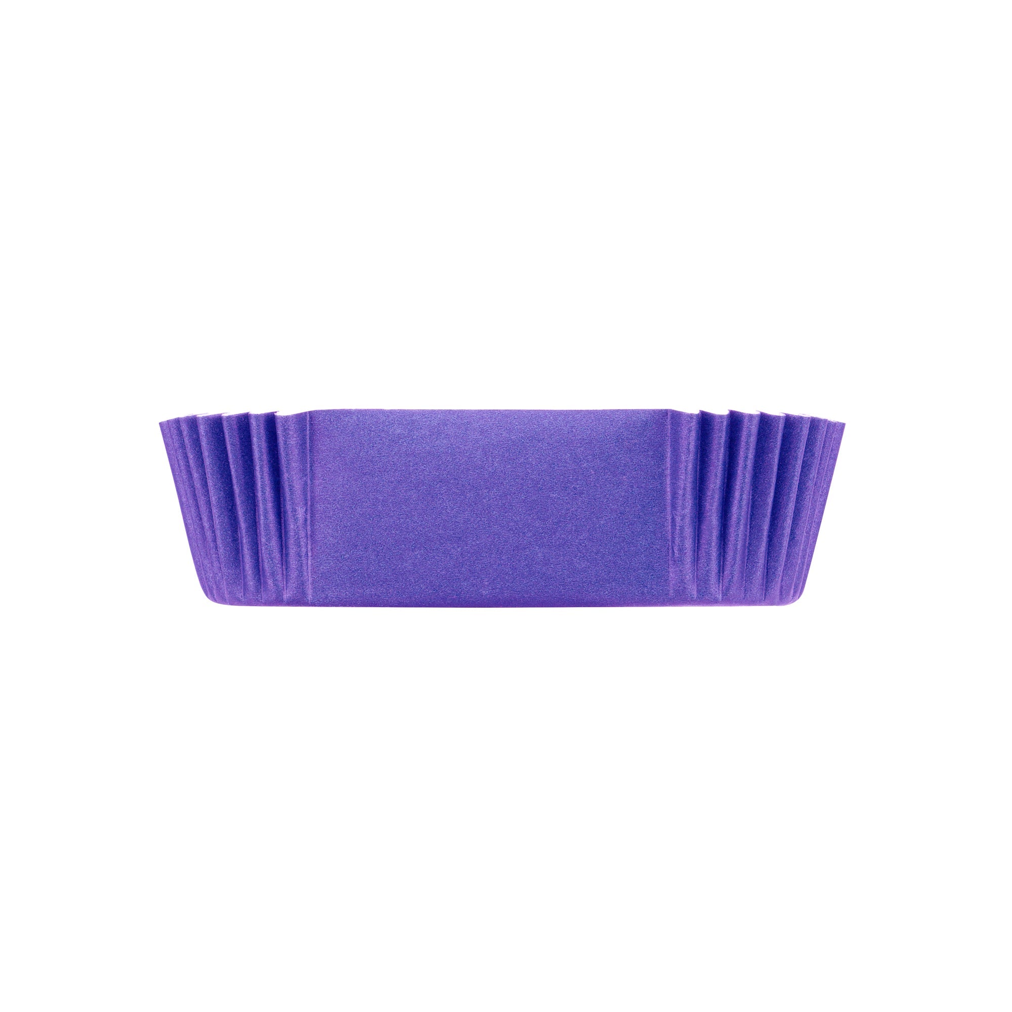 Panificio 1 oz Elliptical Purple Paper Regular Baking Cup - Ridged - 3 1/2" x 1 1/2" x 3/4" - 200 count box