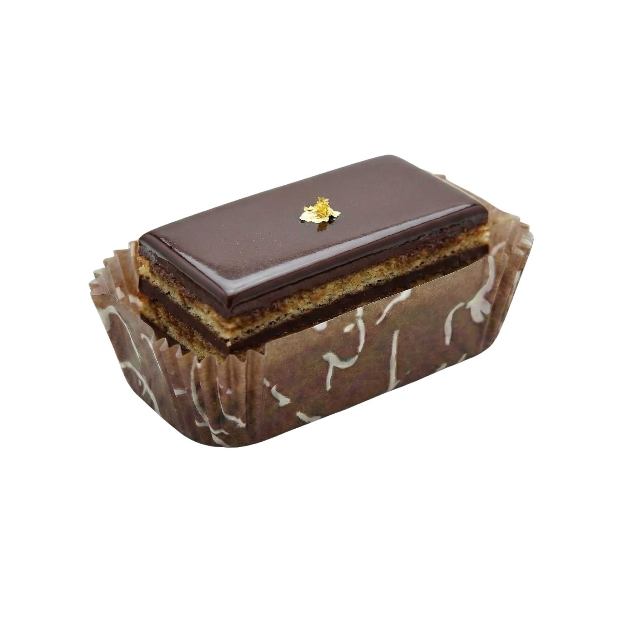 Panificio 5 oz Elliptical Chocolate Wisp Paper Large Baking Cup - Ridged - 4 1/2" x 2 1/2" x 1 1/4" - 200 count box