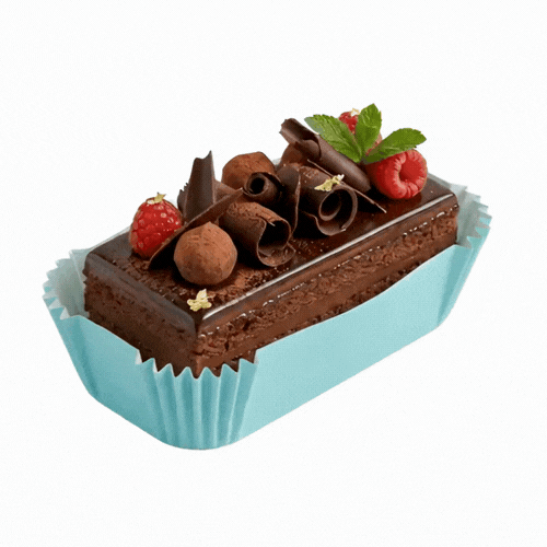 Panificio 5 oz Elliptical Turquoise Paper Large Baking Cup - Ridged - 4 1/2" x 2 1/2" x 1 1/4" - 200 count box