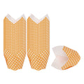 Panificio 2 oz Tulip Polka-Dotted Hot Orange Paper Tall Baking Cup - 3 1/4" x 3 1/4" x 3 1/2" - 200 count box