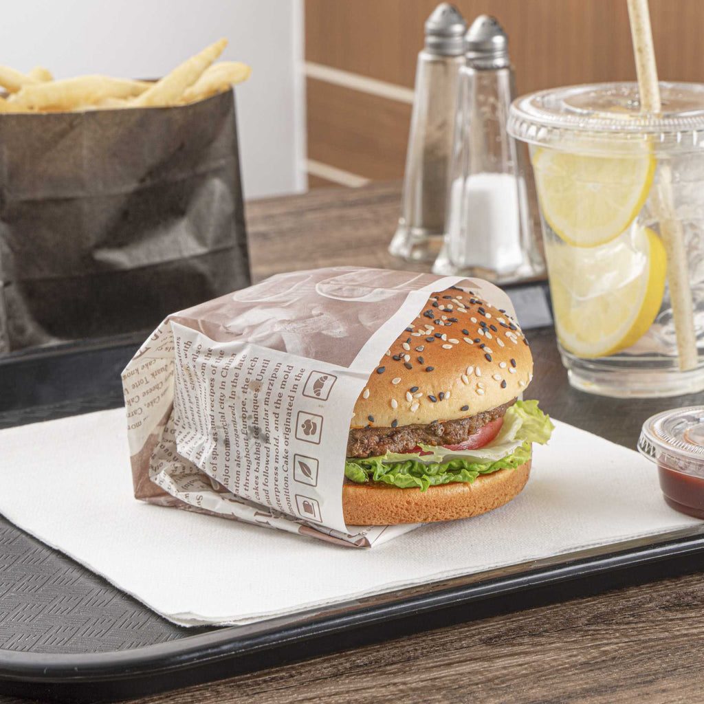 Gastronomia Newsprint Paper Food Wrap and Basket Liner - Greaseproof - 15" x 11" - 200 count box