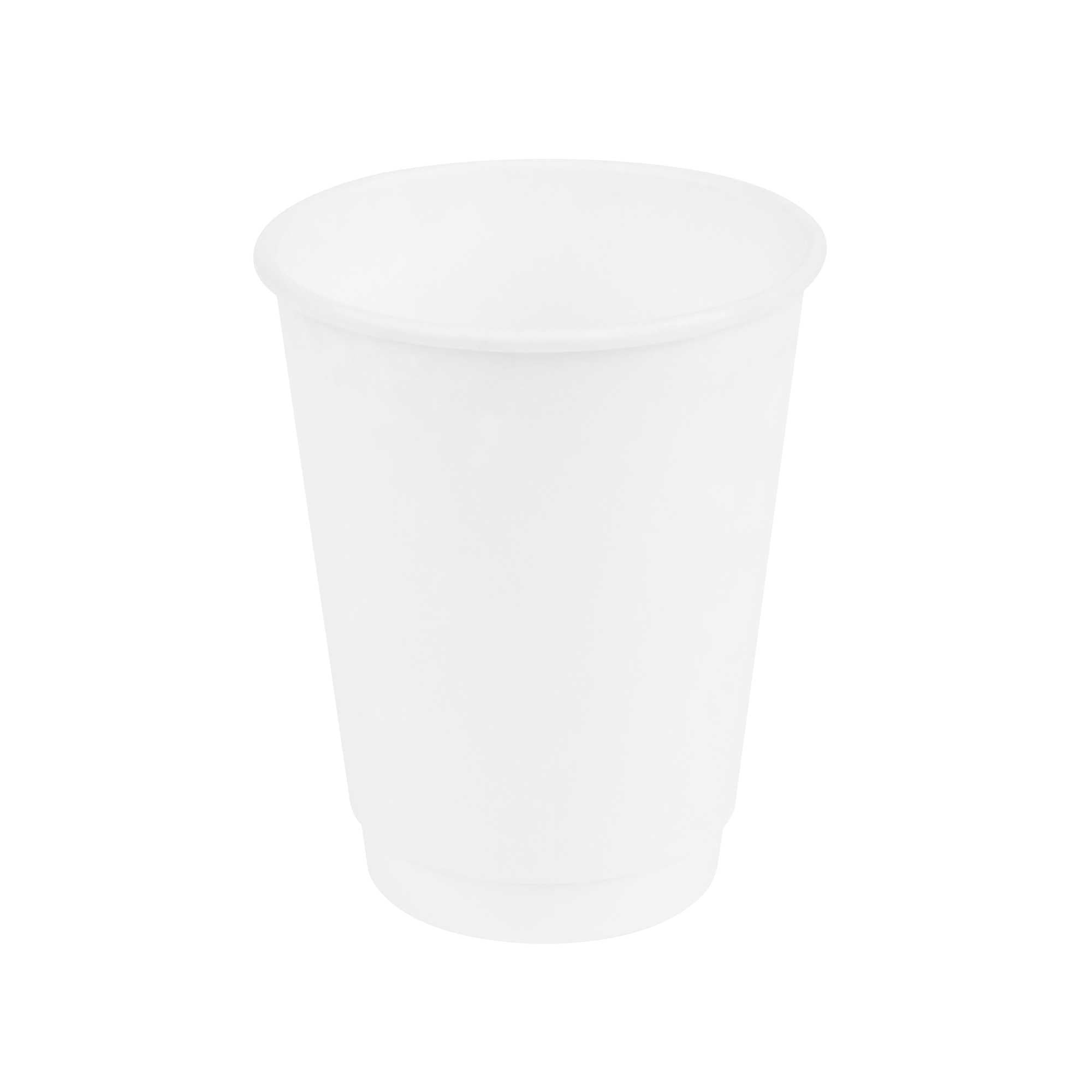 Restpresso 12 oz White Paper Coffee Cup - Double Wall - 3 1/2" x 3 1/2" x 4 1/4" - 500 count box