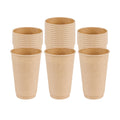 Restpresso 16 oz Kraft Paper Coffee Cup - Double Wall - 3 1/2" x 3 1/2" x 5 1/2" - 25 count box